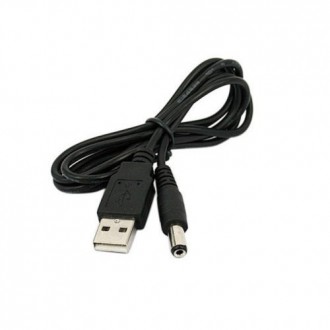 Nabíječka, adaptér, redukce - Napájecí USB kabel s konektorem 5,5 mm