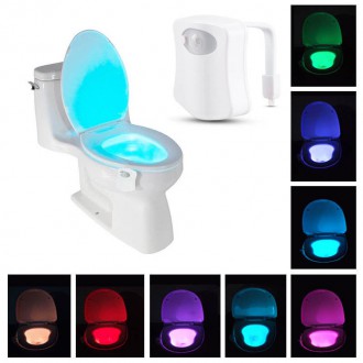 Ostatní zboží - Pohybem aktivované LED osvětlení na WC mísu