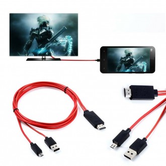 Příslušenství pro mobily - MHL HDTV kabel s micro USB na propojení do HDMI
