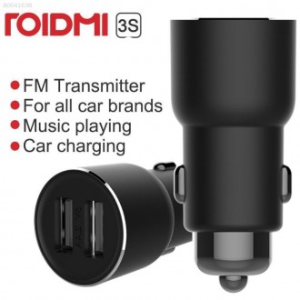 Transmitter do auta - Xiaomi Roidmi 3S FM transmitter černá