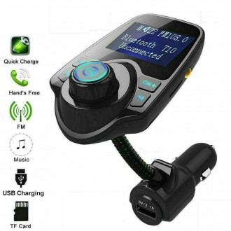 Transmitter do auta - Bluetooth fm transmitter s handsfree do auta s USB