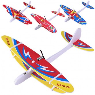 RC modely a hračky - Letadlo dvouplošník poháněné motorem USB + LED
