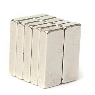 Neodymový magnet - 10 kusů Neodymový magnet 20 x 10 x 3 mm