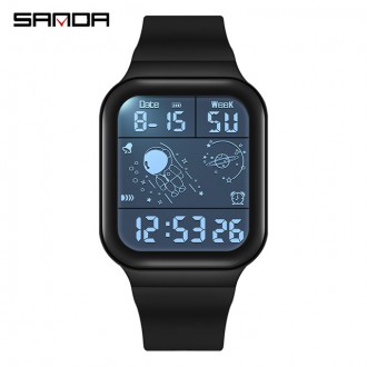 Hodinky - Sportovní digitální hodinky Sanda 6052