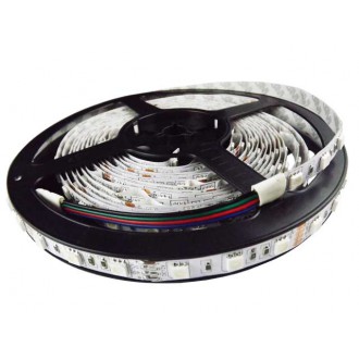 LED osvětlení - RGB LED pásek, 5m, 300 LED, tříbarevný, SMD5050