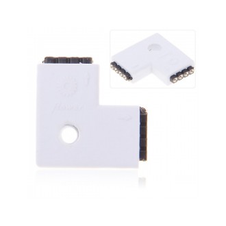 LED osvětlení - 4-Pin konektor L pro LED pásek RGB SMD 5050 3528