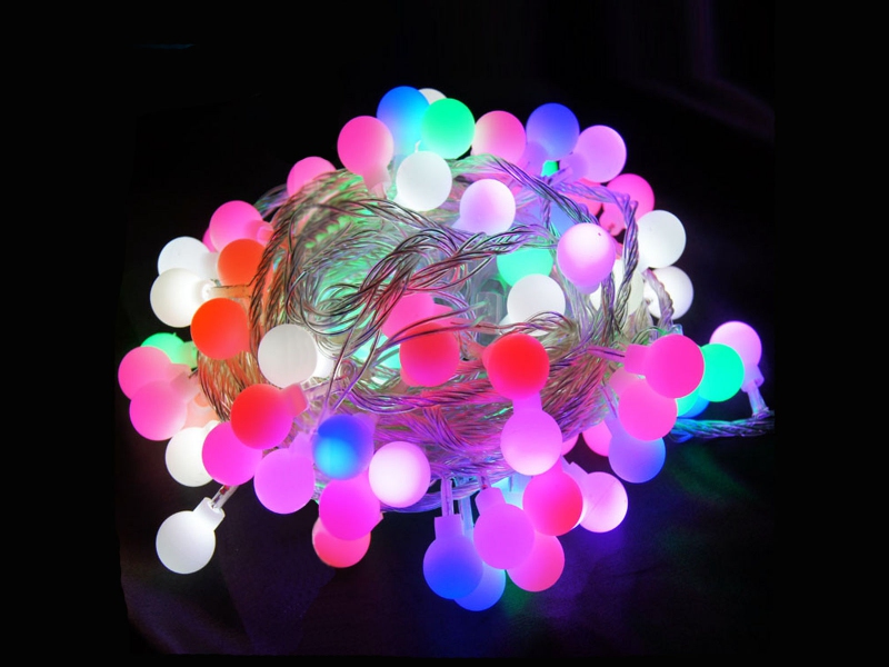 Vánoční osvětlení na stromeček LED koule barevné + dárek Stylus pro kapacitní displeje zdarma