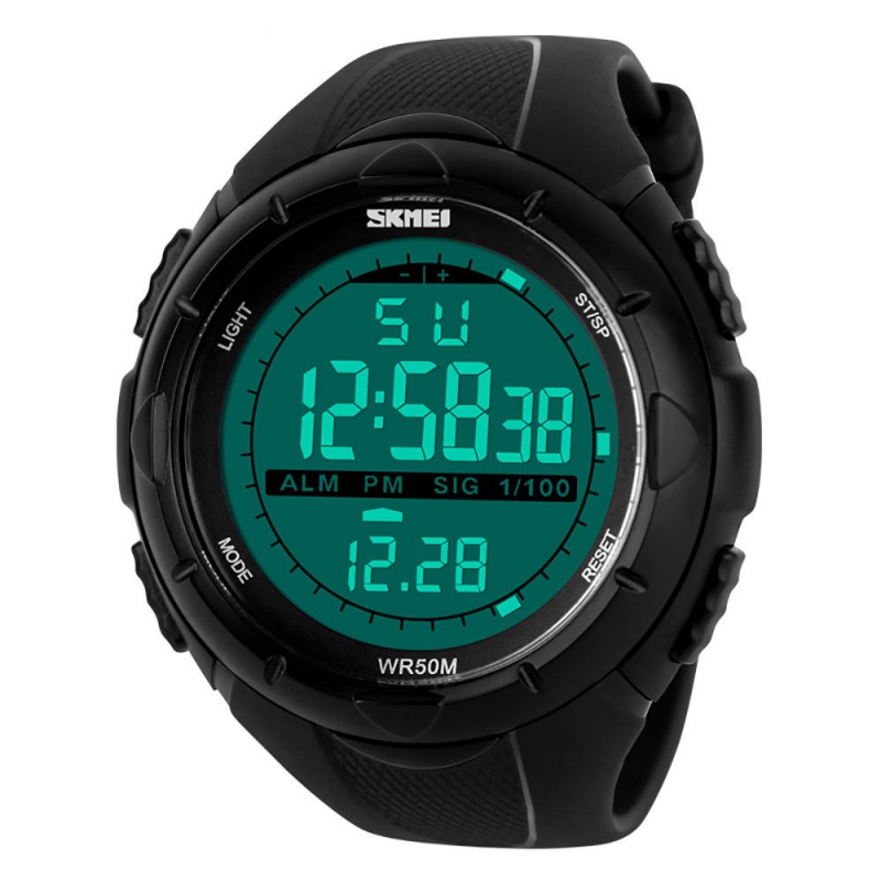 SKMEI 1025 pánské LED digitální sportovní náramkové hodinky + dárek Stylus pro kapacitní displeje zdarma