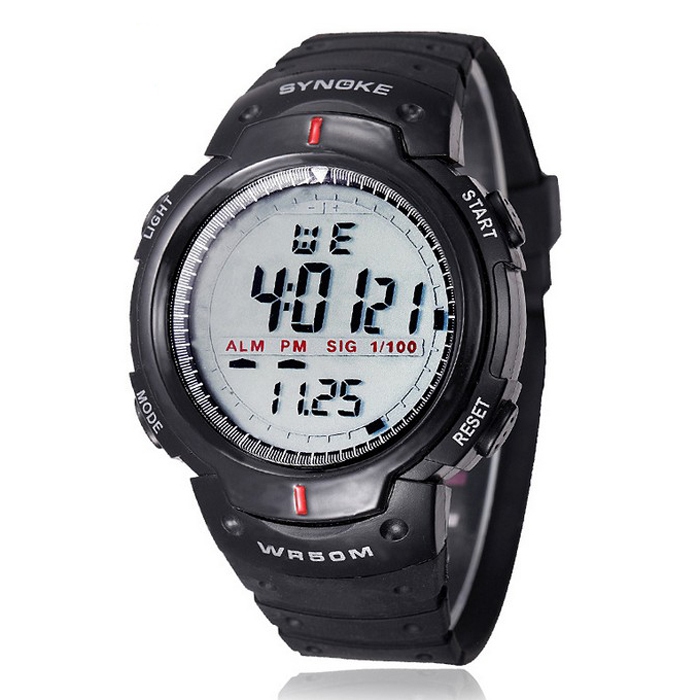 Multifunkční digitální hodinky Synoke + dárek Mini stylus pro kapacitní displeje zdarma