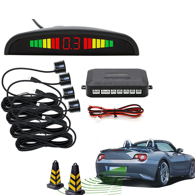 Parkovací asistent 4 senzory LED displej + dárek Stylus pro kapacitní displeje zdarma