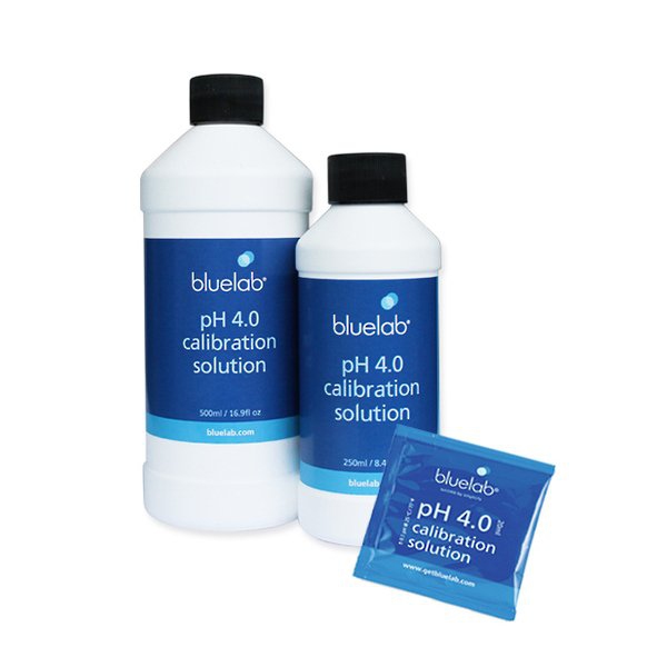 Kalibrační roztok Bluelab pH4 Solution, sáček 20 ml + dárek Stylus pro kapacitní displeje zdarma