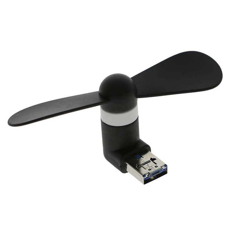 2v1 USB větráček konektor USB a USB micro + dárek Stylus pro kapacitní displeje zdarma