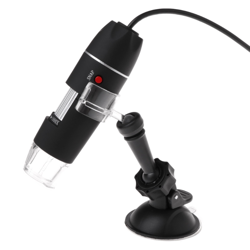 Digitální USB mikroskop 1000x ZOOM zvětšení s přísavkou + dárek Stylus pro kapacitní displeje zdarma