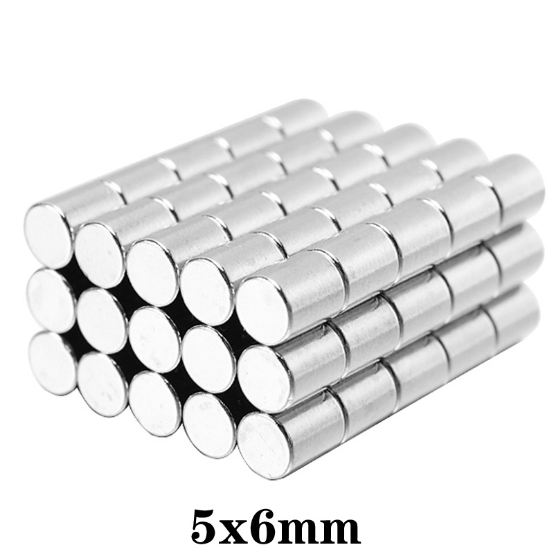 10 kusů Neodymový magnet 6 x 5 mm + dárek Stylus pro kapacitní displeje zdarma