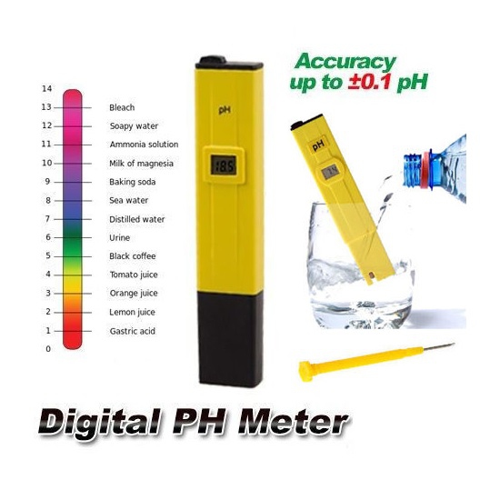 Kapesní PH metr pro sledování hodnoty pH + dárek Stylus pro kapacitní displeje zdarma