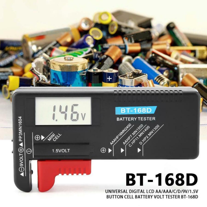 Zkoušečka tester baterií BT-168D + dárek Stylus pro kapacitní displeje zdarma