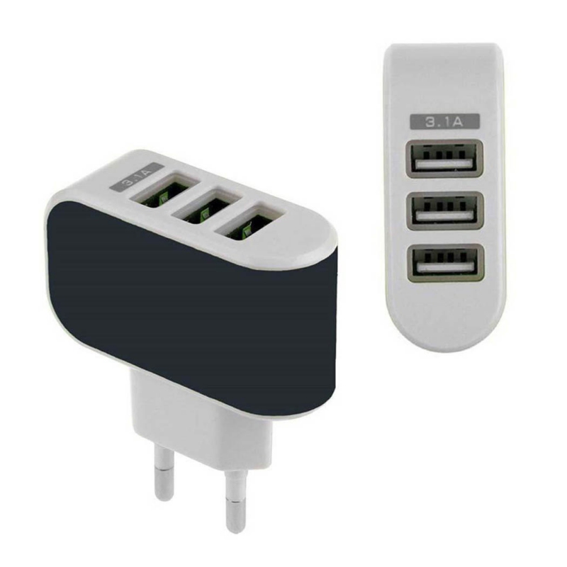 USB nabíječka do sítě 3xUSB 3,1A + dárek Stylus pro kapacitní displeje zdarma