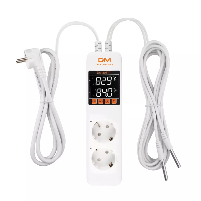 Digitální termostat regulátor teploty (chlazení/topení) DM-808TT + dárek Stylus pro kapacitní displeje zdarma