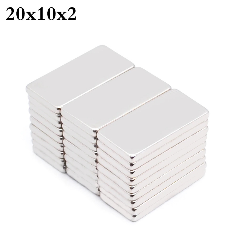 10 kusů Neodymový magnet 20 x 10 x 2 mm + dárek Stylus pro kapacitní displeje zdarma