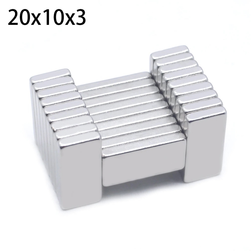 10 kusů Neodymový magnet 20 x 10 x 3 mm + dárek Stylus pro kapacitní displeje zdarma