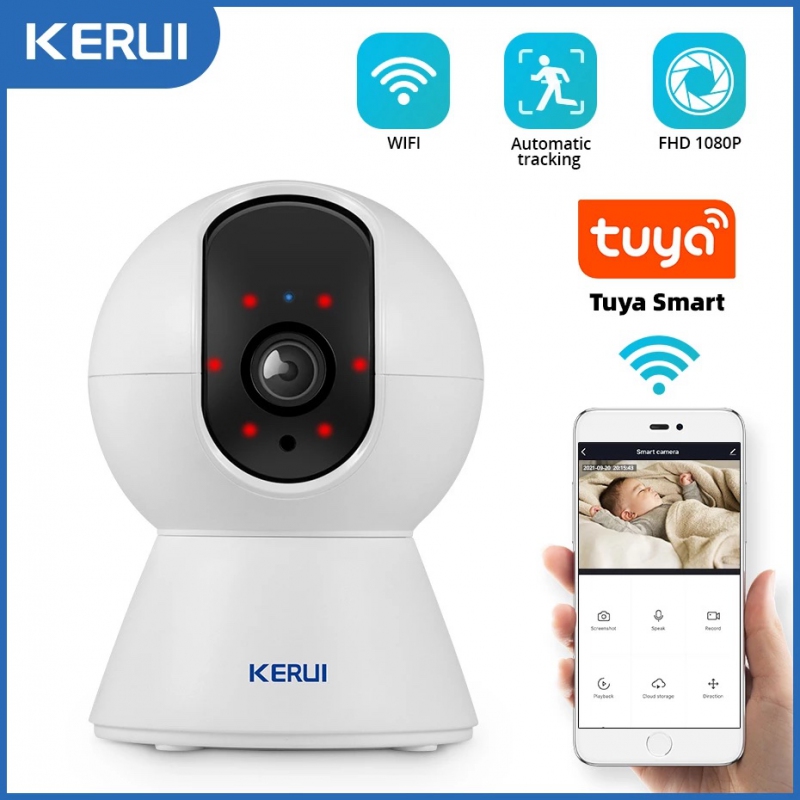Kerui WiFi IP kamera otočná HD mic repro + dárek Mini stylus pro kapacitní displeje zdarma