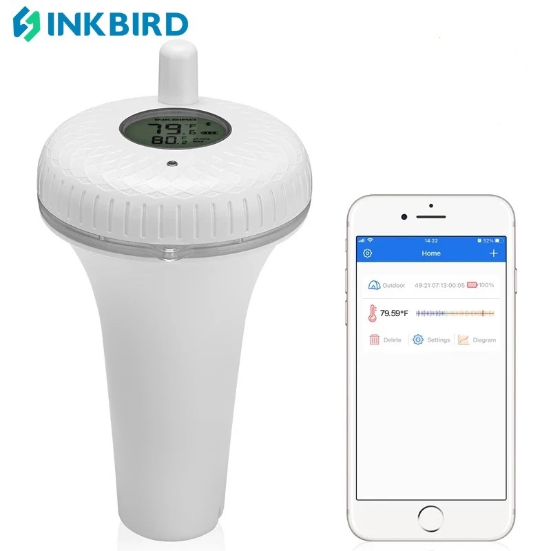 Bluetooth plovoucí bazénový teploměr INKBIRD IBS-P01B + dárek Stylus pro kapacitní displeje zdarma