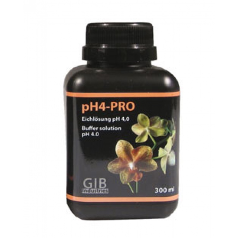 Kalibrační roztok GIB Industries pH4-PRO 300 ml + dárek Stylus pro kapacitní displeje zdarma