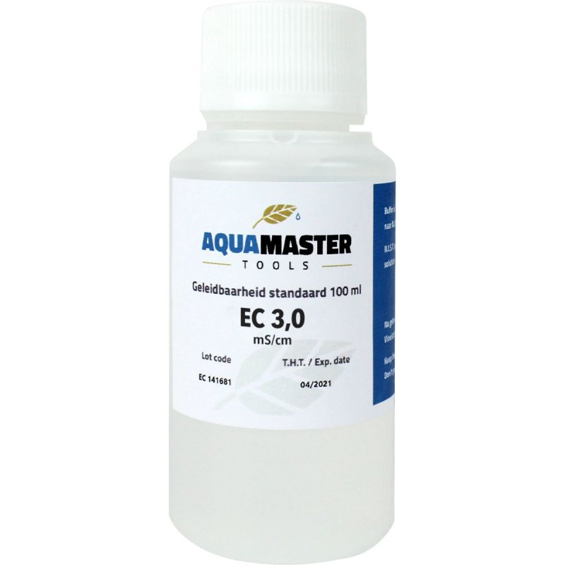 Aqua Master Tools EC 3.0mS 100 ml kalibrační roztok + dárek Mini stylus pro kapacitní displeje zdarma