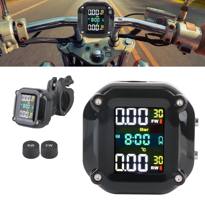 kontrola a monitor tlaku v pneumatice pro motocykly + dárek Stylus pro kapacitní displeje zdarma