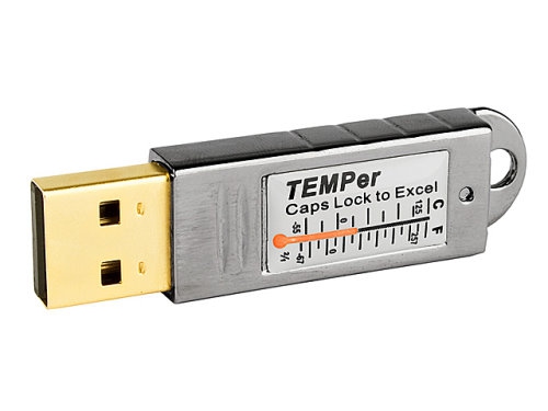 USB teploměr senzor TEMPer do PC + dárek Stylus pro kapacitní displeje zdarma