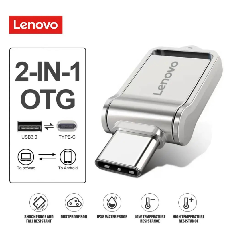 2v1 USB-C a USB Flash disk 256GB mini OTG + dárek Stylus pro kapacitní displeje zdarma