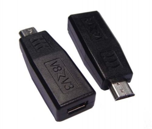 Adaptér z mini USB na micro USB pro nabíječky a datové kabely + dárek Stylus pro kapacitní displeje zdarma