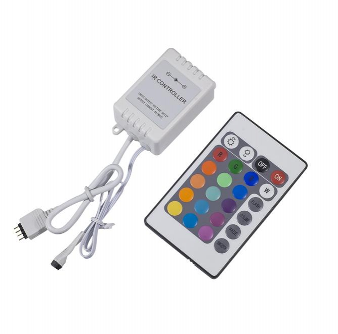 IR dálkový ovladač pro RGB LED pásky + dárek Stylus pro kapacitní displeje zdarma