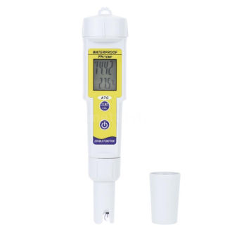 Digitální pH tester s měřením teploty pH metr