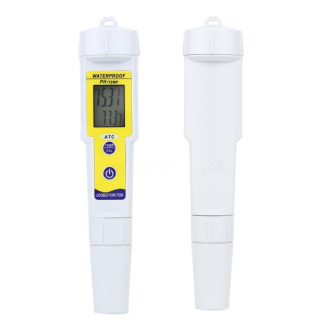 Digitální pH tester s měřením teploty pH metr