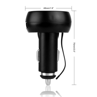 USB adaptér voltmetr teploměr do auta