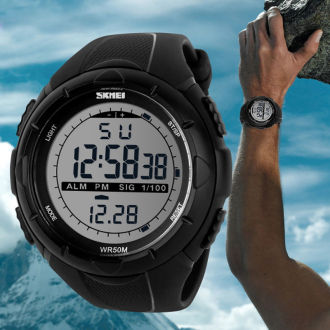 SKMEI 1025 pánské LED digitální sportovní náramkové hodinky