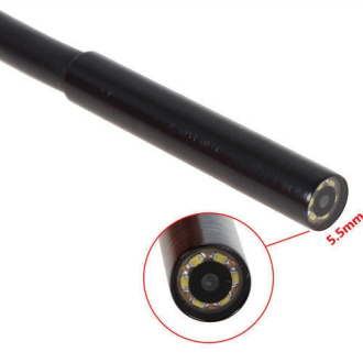 USB endoskop pro Android a počítač s osvětlením 2m