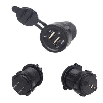 2x USB nabíječka voděodolná zásuvka do panelu