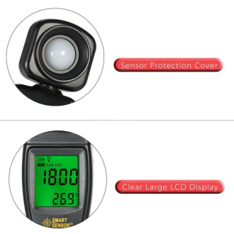 Digitální luxmetr 200 000 Lux s měřením teploty