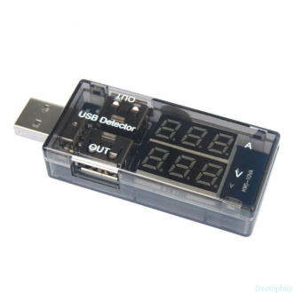 USB Voltmetr a Ampérmetr (napětí a proud)