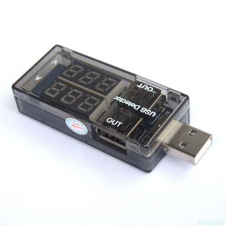 USB Voltmetr a Ampérmetr (napětí a proud)