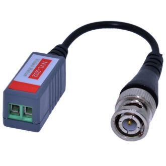 Video balun pasivní převodník koaxiálního kabelu BNC/UTP