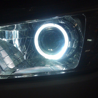 2x COB LED kroužek průměr 60 mm
