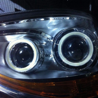 2x COB LED kroužek průměr 60 mm