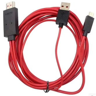 MHL HDTV kabel s micro USB na propojení do HDMI