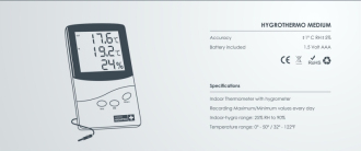 Digitální Thermo-Hygro metr MEDIUM se sondou