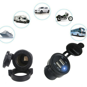 2x USB nabíječka, CL auto-zásuvka do panelu