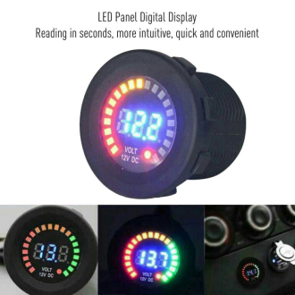 Voltmetr do panelu s LED stupnicí