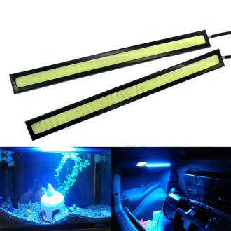 2x COB LED pásek do auta 12V 6W modrá